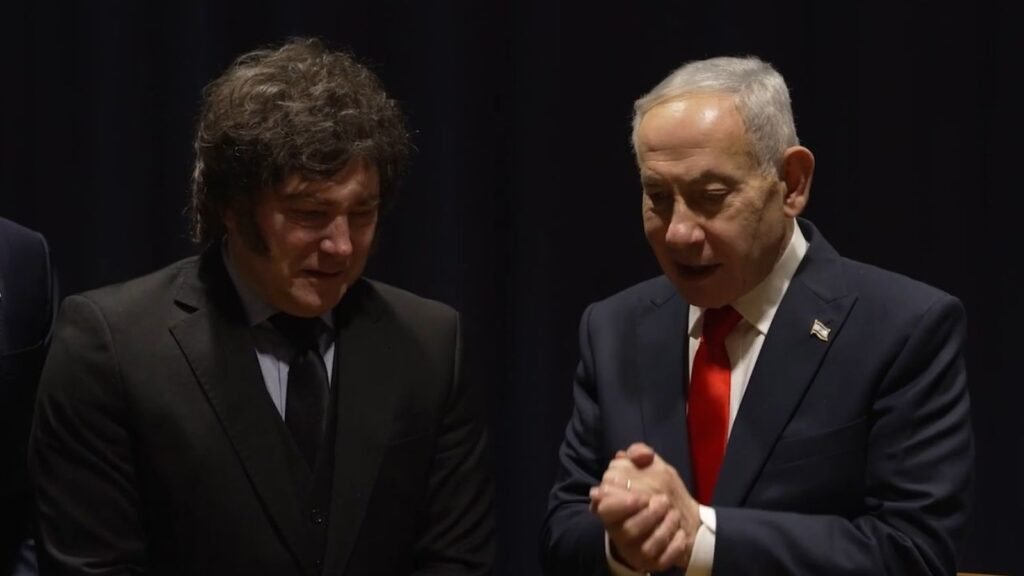 Milei ratificó su apoyo a Netanyahu en la ONU