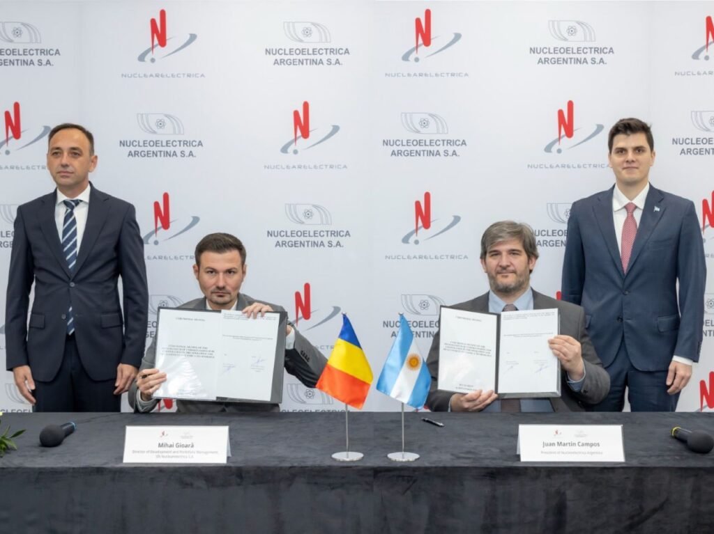 Nucleoeléctrica Argentina firmó acuerdo nuclear con Rumania
