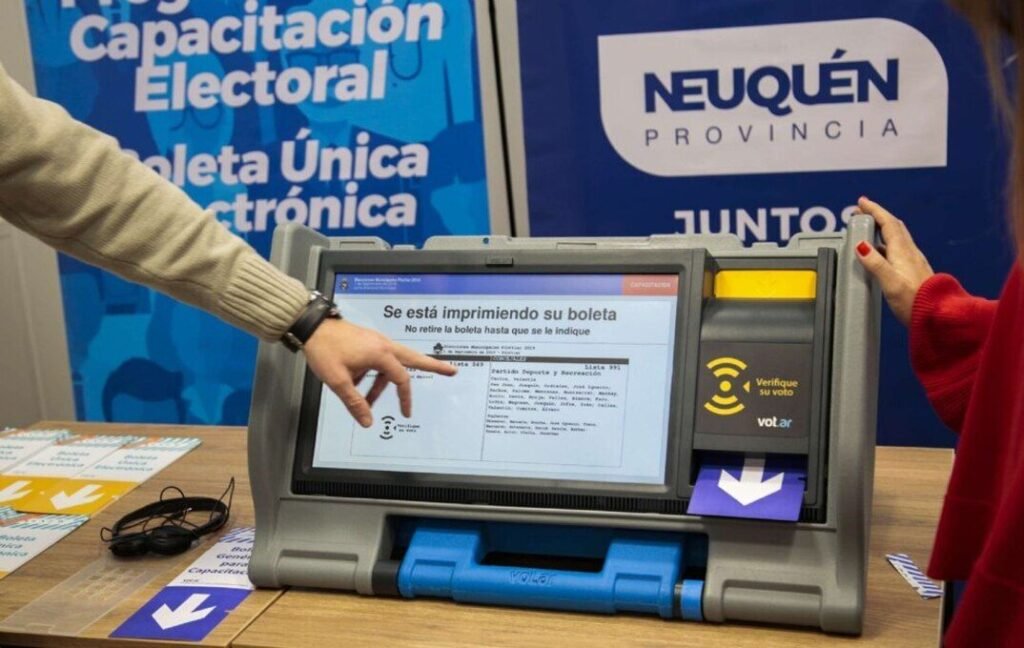Neuquén ya licita el sistema de boleta electrónica para las elecciones de 2027